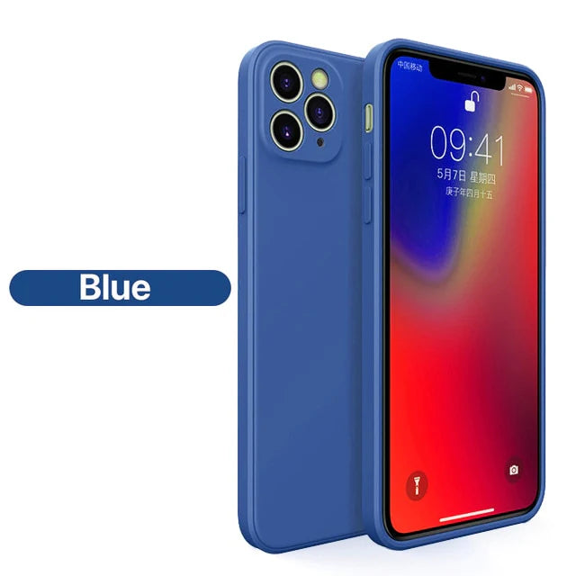 iphone 11 silicone case blue