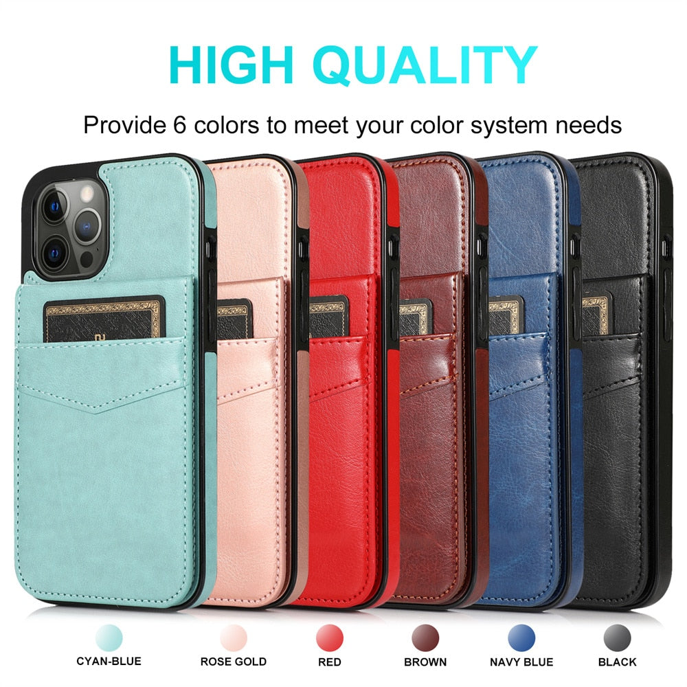 Leather Phone Bag Case For iPhone
