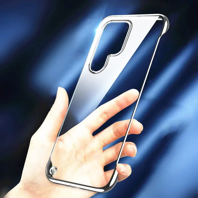 Electroplated Transparent Ultra Slim Frameless Case For Samsung