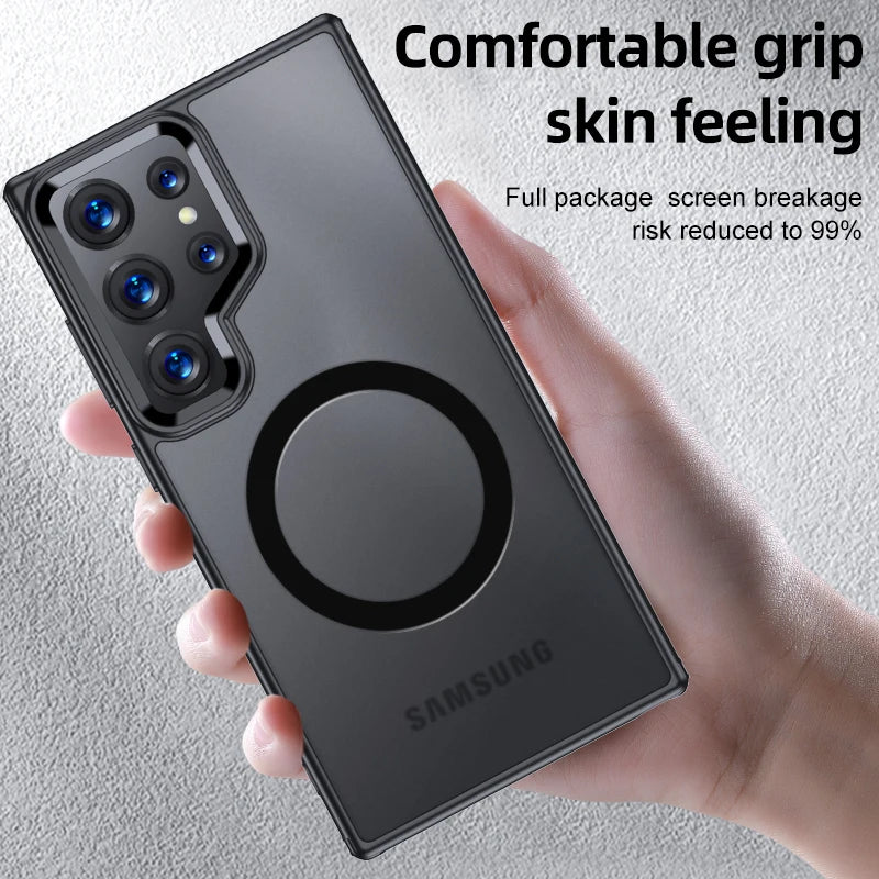 Galaxy Airbags Case Shockproof Magnetic Wireless Charging