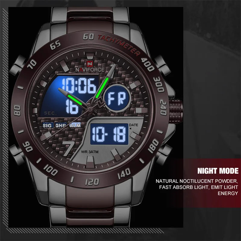 Men Digital Watch LED Sport Military