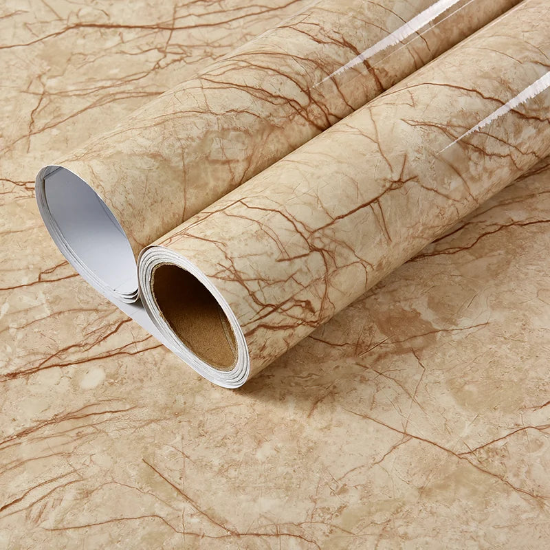 Marble Wallpaper Contact Paper Waterproof Oil-proof