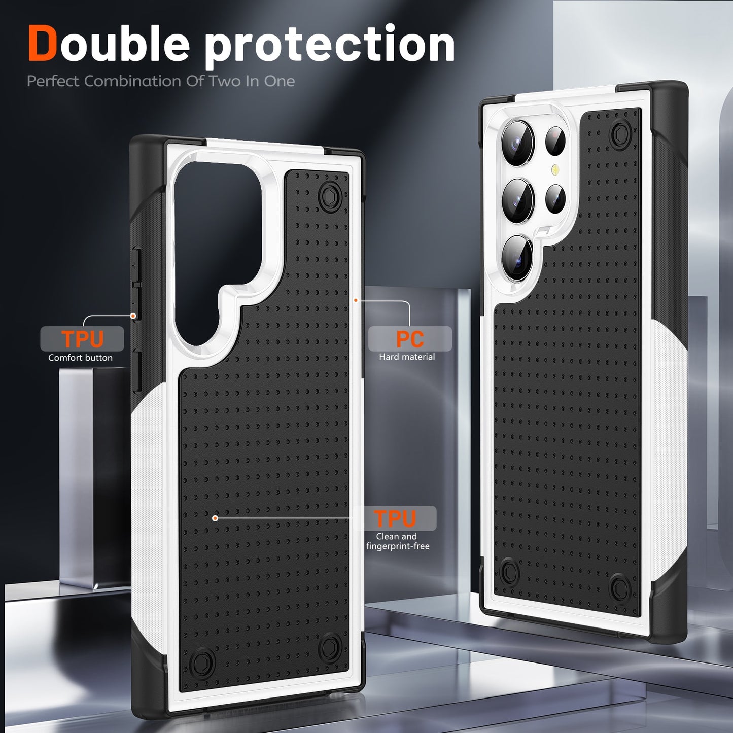 Galaxy Case Full Protection PC TPU 2 In 1 Armor
