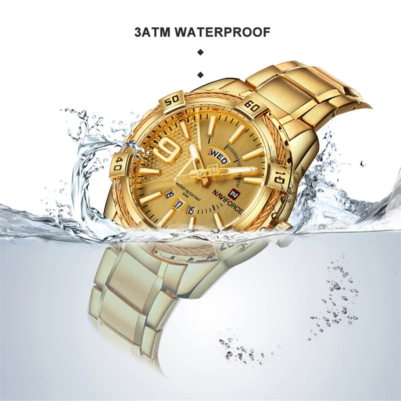 Classic Watches For Men Waterproof Business Steel