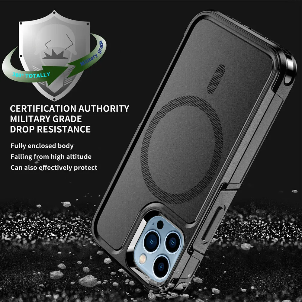 MagSafe iPhone Case Hybrid Matte Cover