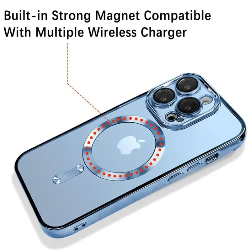 Magnetic Case For iPhone Magsafe Wireless Charging
