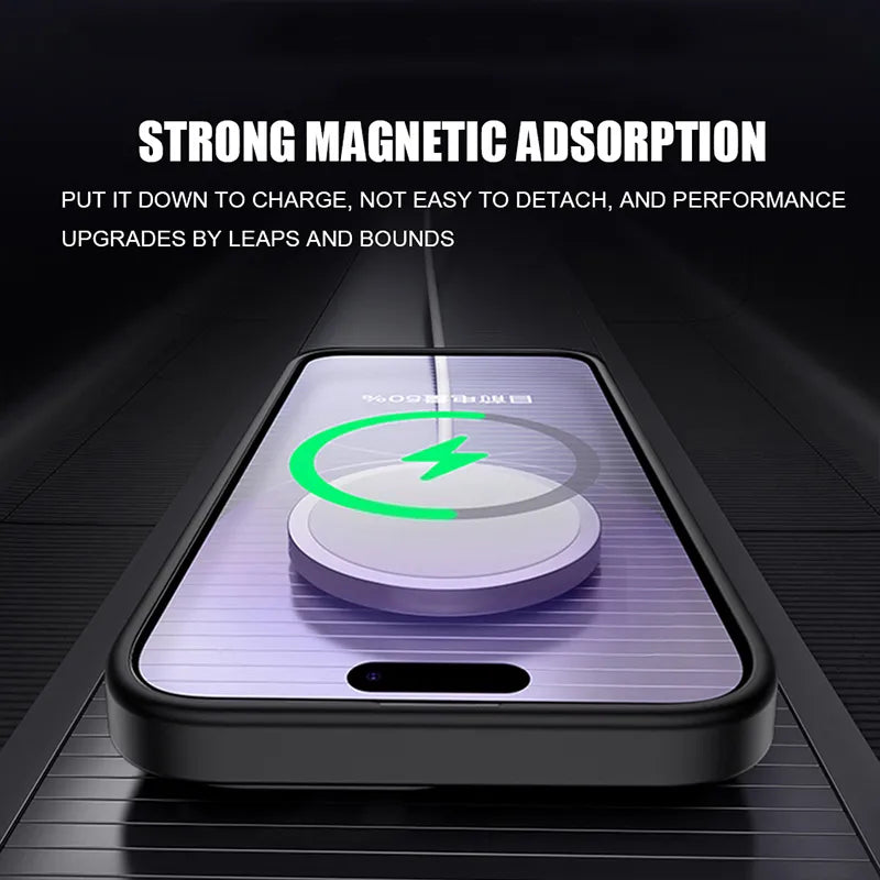 Matte Bumper Magnetic Case For iPhone