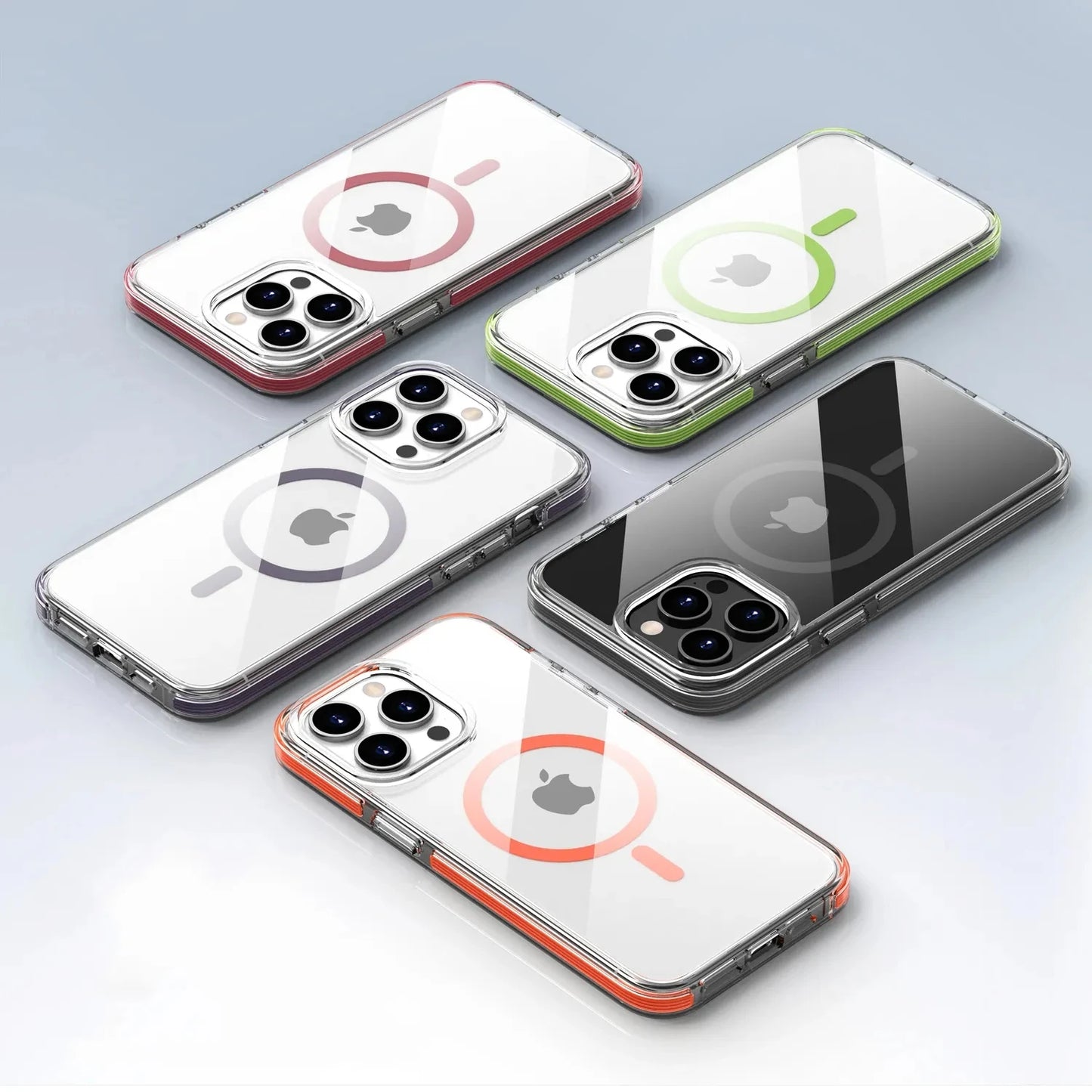 Transparent Magnetic Soft iPhone Case