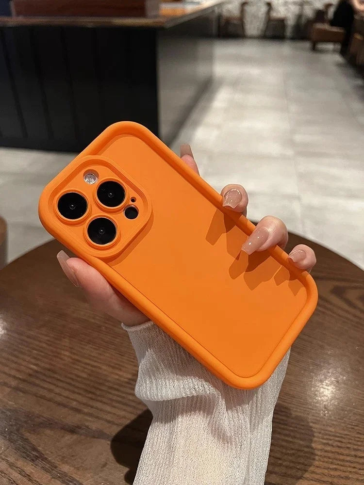 iPhone Case Soft Silicone Camera Protection
