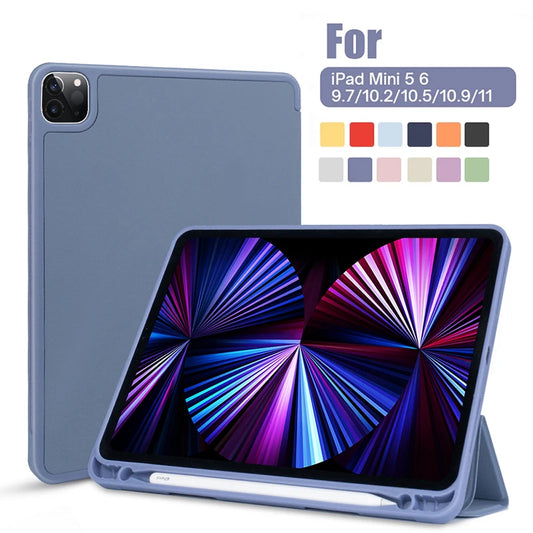 Case For iPad Smart Pencil Holder Cover