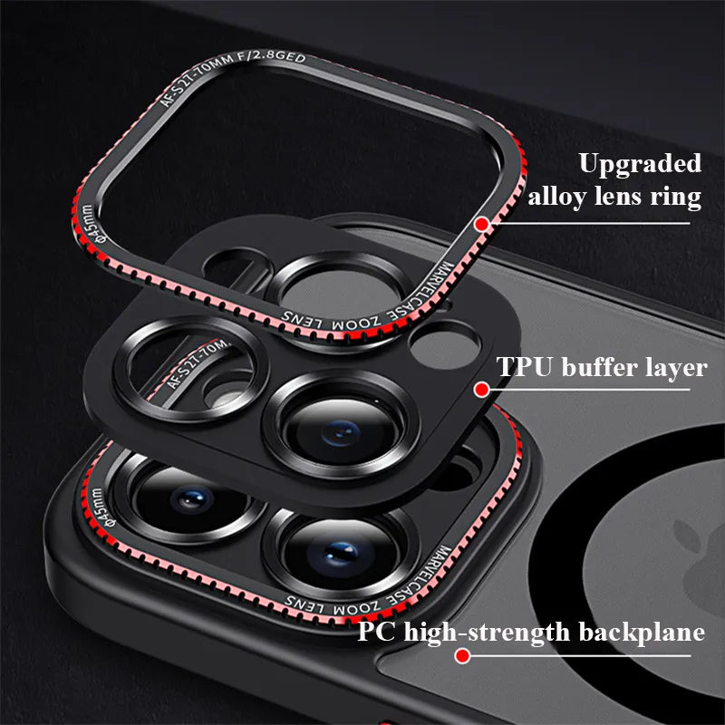 Matte Bumper Magnetic Case For iPhone