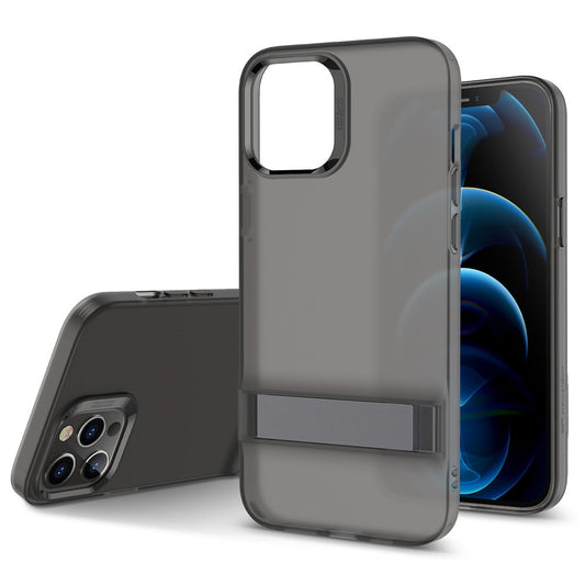 Transparent Metal Kickstand for iPhone Case