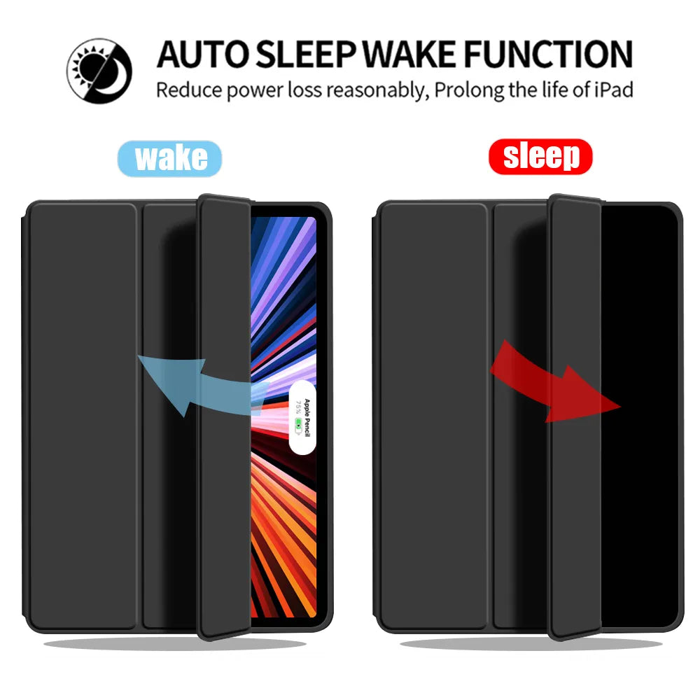 iPad Case Cover Smart Sleep Wake Stand