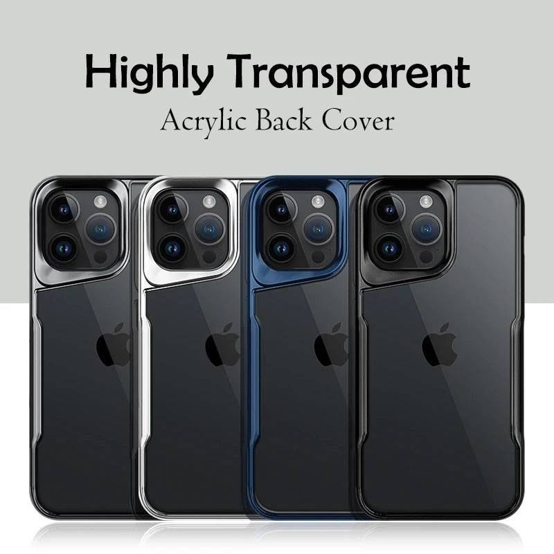iPhone Case Acrylic Transparent Back Cover