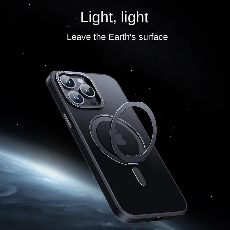 iPhone Case Magnetic Magsafe Ring Holder Transparent