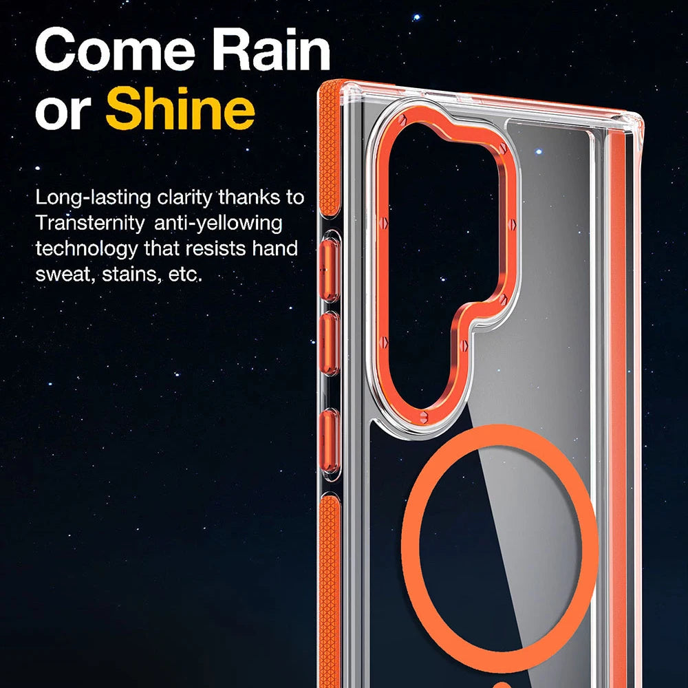 Stronger Magnetic Clear Case for Galaxy