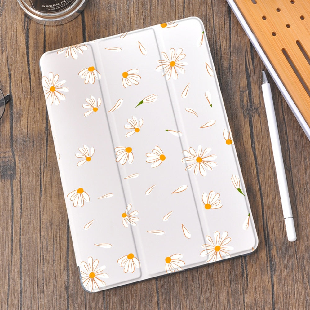 Flower Cover Silicone For iPad
