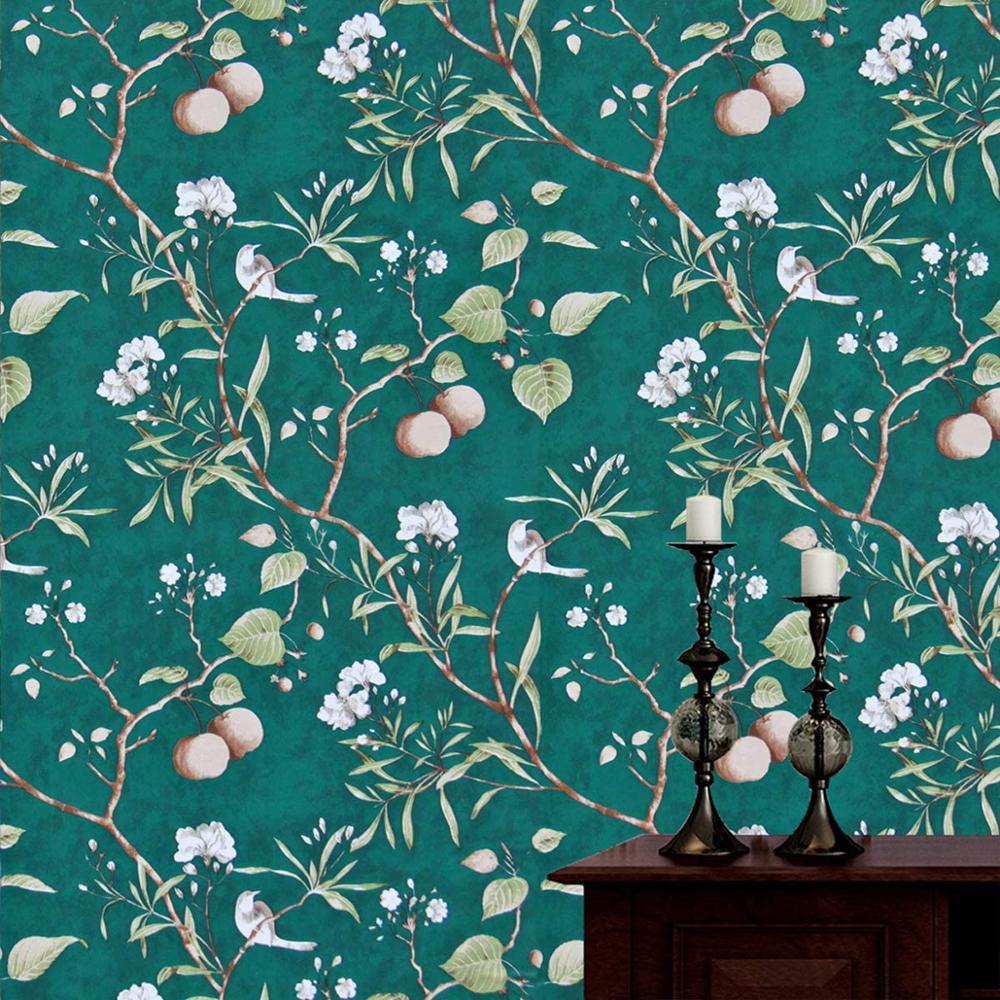 Tree Peel and Stick Wallpaper Green Removable