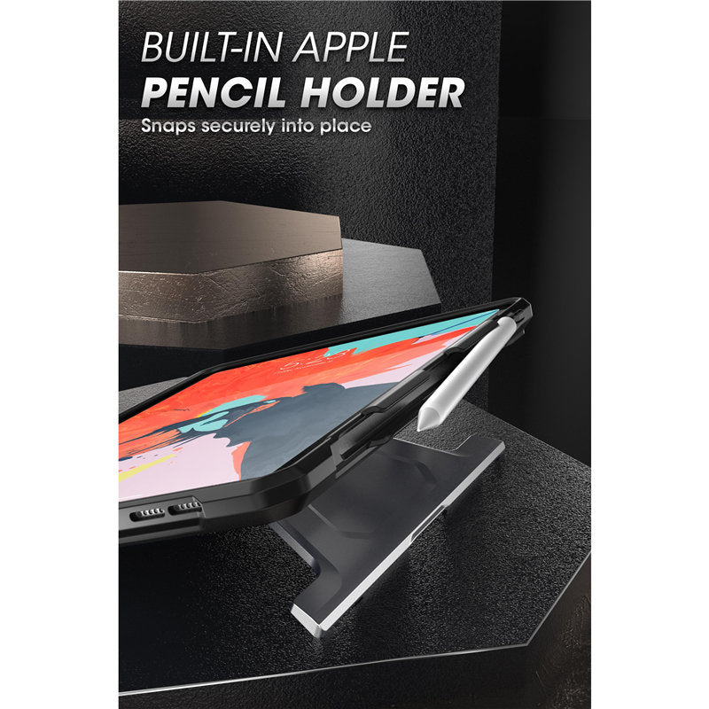 iPad Pro 11 Case with Built-in Pencil Holder & Kickstand