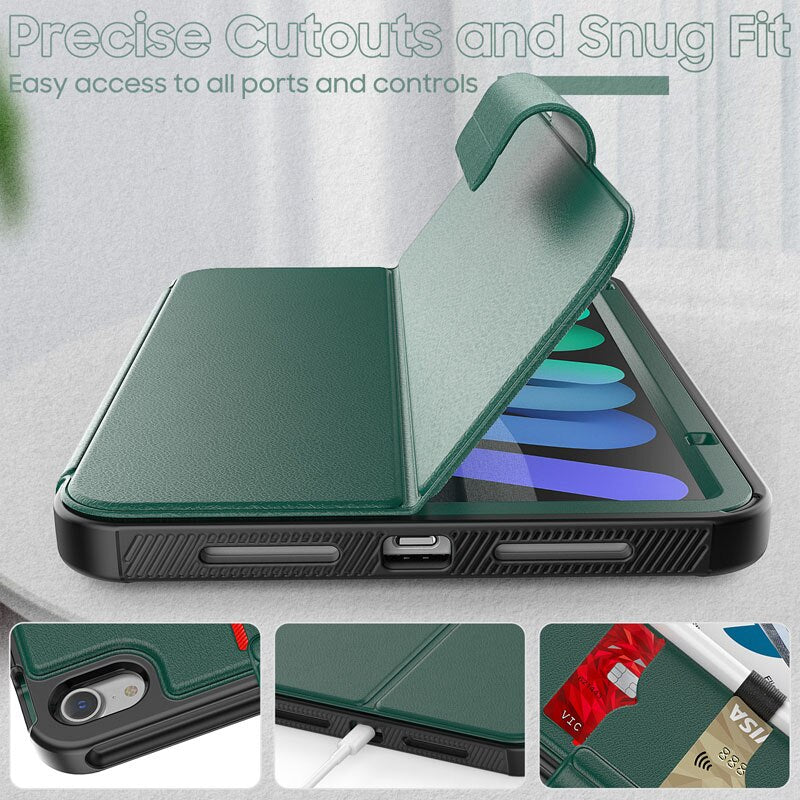 Smart Cover Silicone Leather Case For iPad