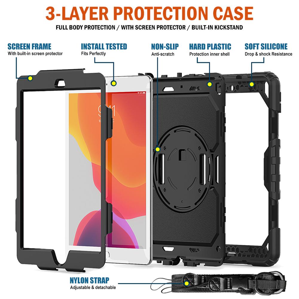 Heavy Duty iPad Case Smart Cover