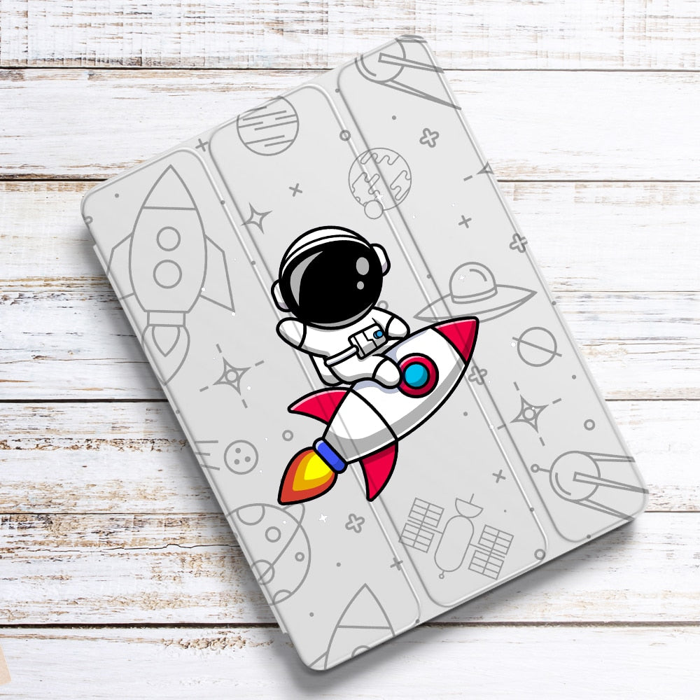 Astronauts iPad Silicone Cover Case