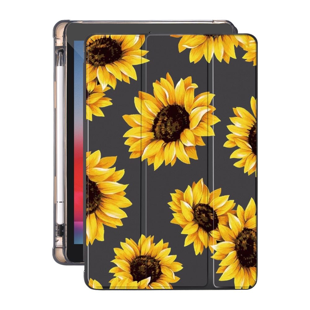 Flower Cover Silicone For iPad