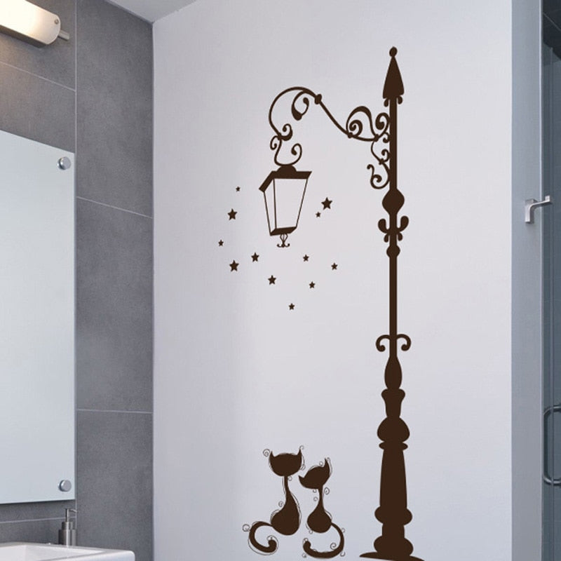 The Street Light Wall Stickers For Home Decoration