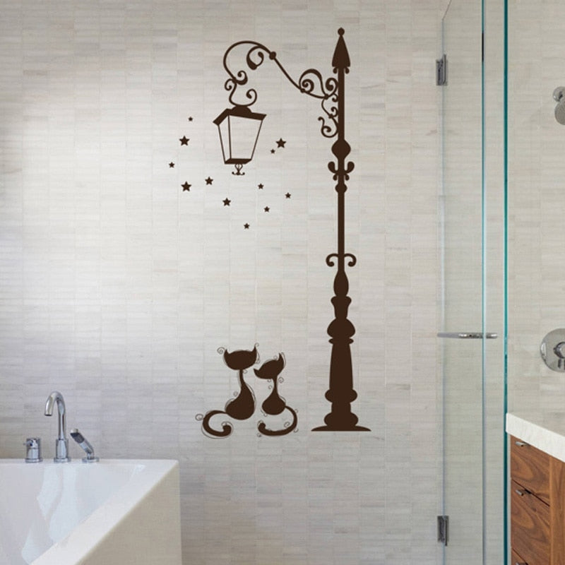 The Street Light Wall Stickers For Home Decoration
