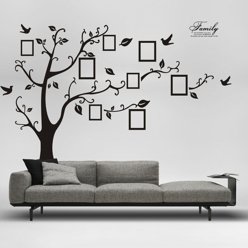 3D DIY Photo Tree PVC Large Wall Decals