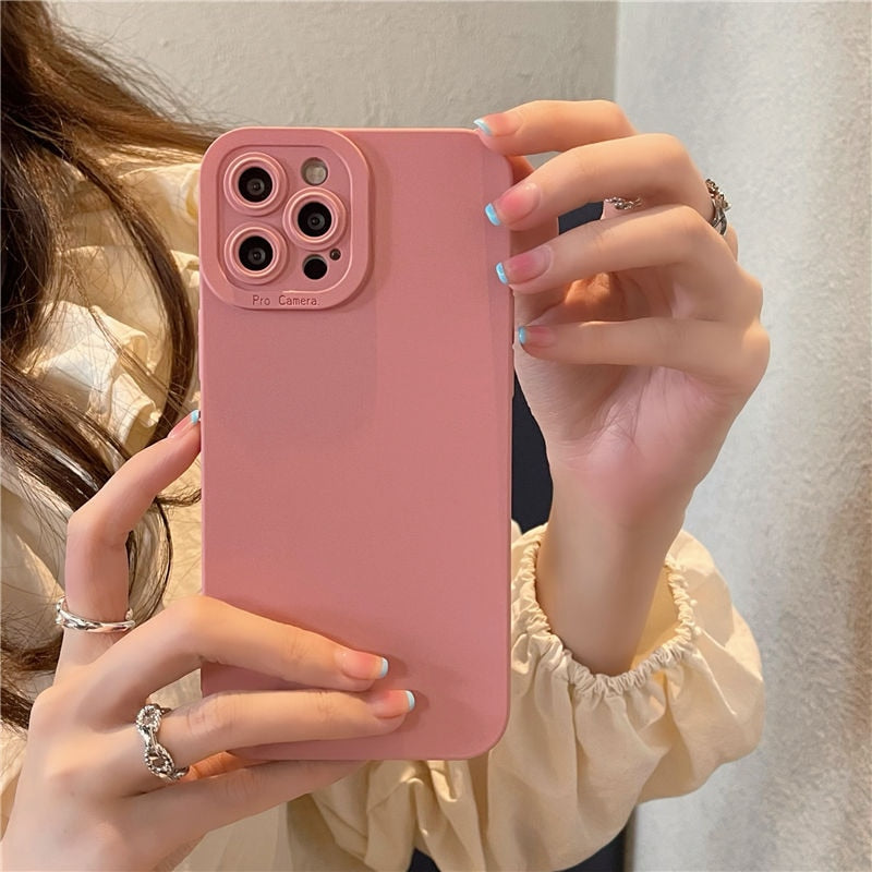 iPhone Case Soft Shockproof Matte Cover
