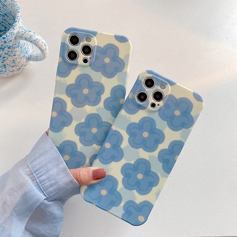 Blue Flowers iPhone Case