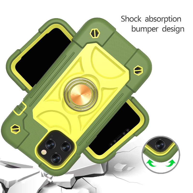 iPhone Case Shockproof Rugged Armor Ring Holder