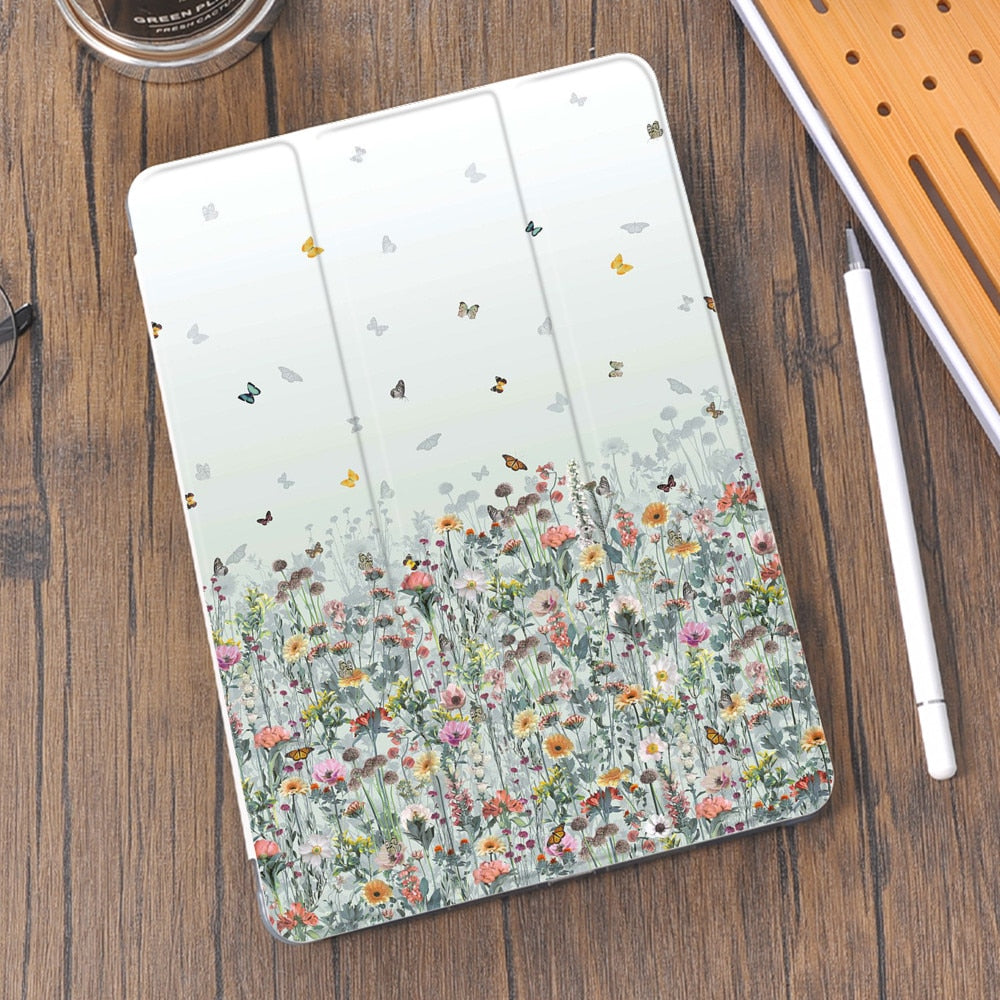 Flower Butterfly Case for iPad