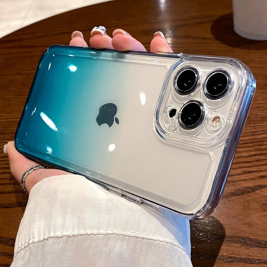 Gradient Color iPhone Case Transparent Shockproof