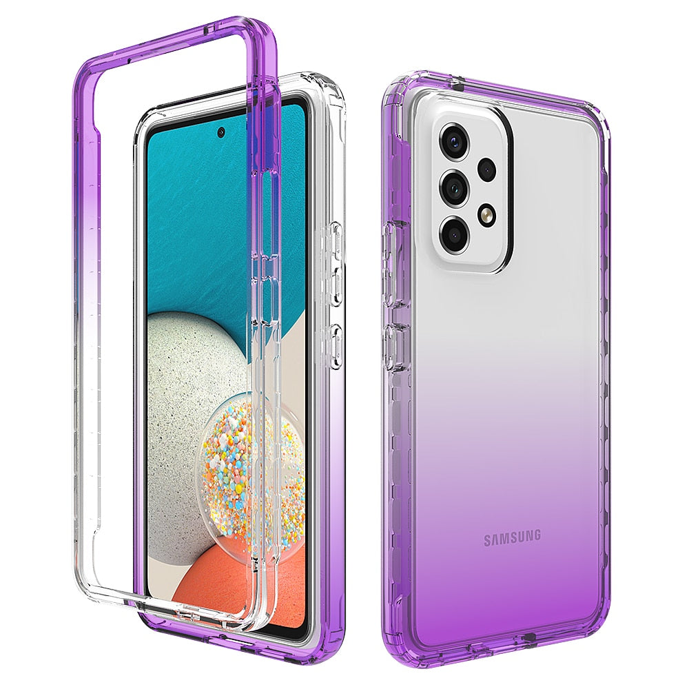 Transparent Shockproof Phone Case for Galaxy