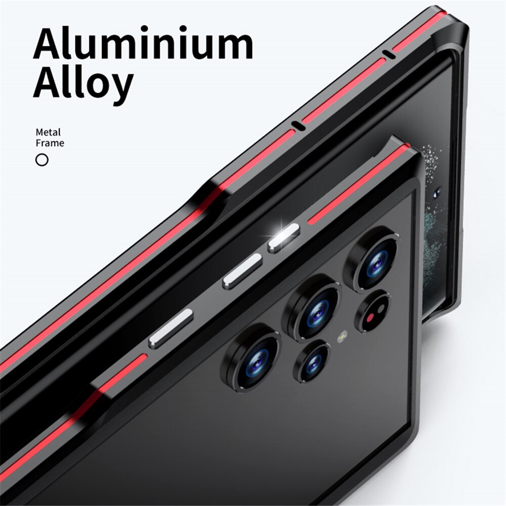 Galaxy S22 Ultra Metal Aluminum Bumper Case