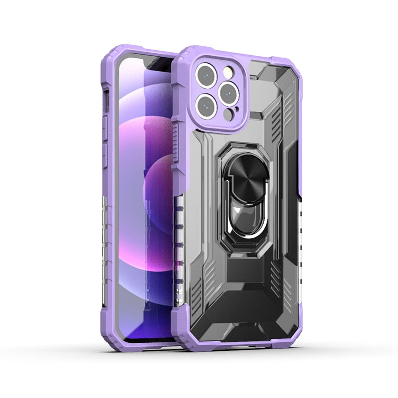 Heavy Duty Rugged Armor Shield Shockproof Case For iPhone
