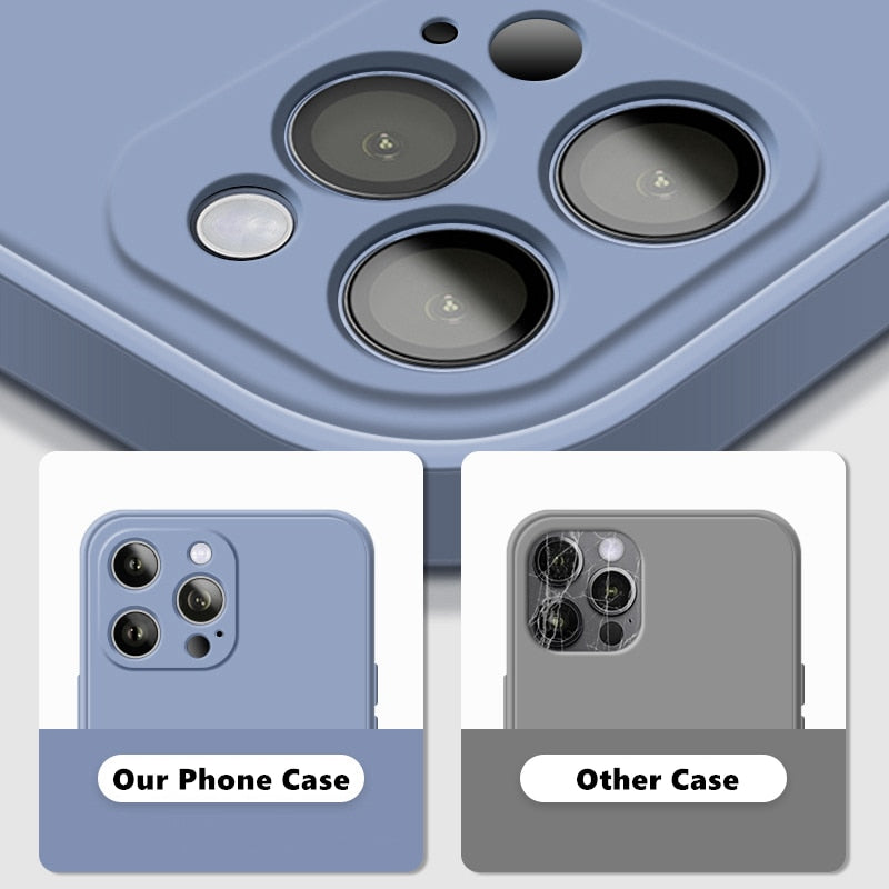 iPhone Case Cover TPU Liquid Silicon