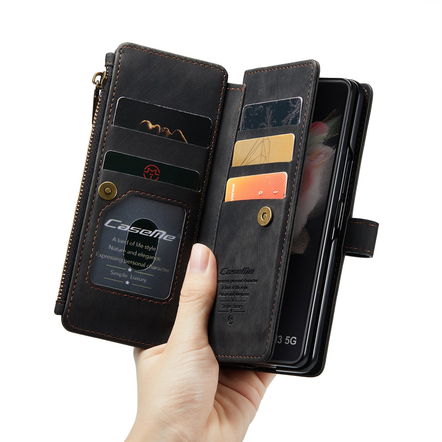 Galaxy Z Fold Anti-Drop Card Holder Case
