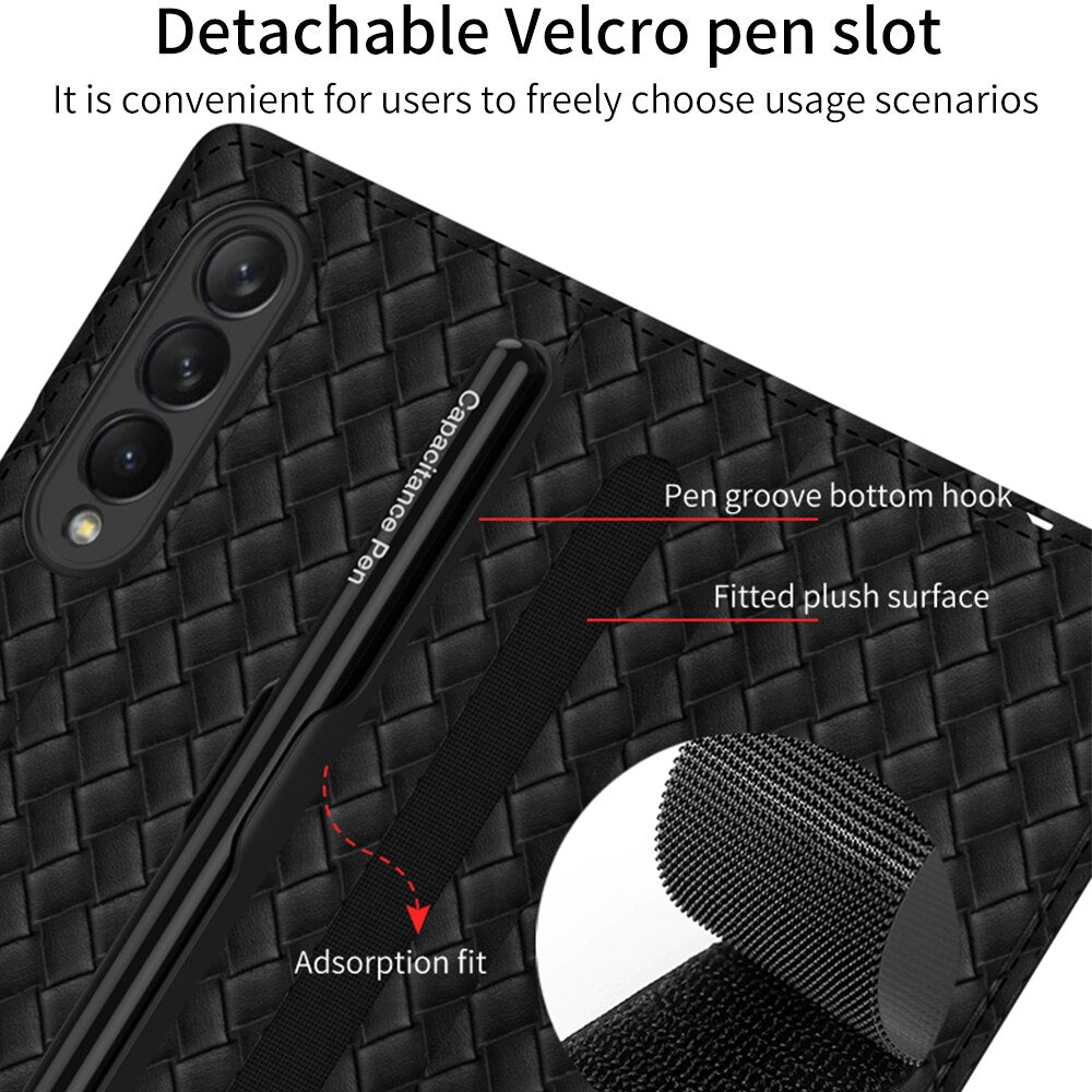 Galaxy Z Fold 3 Kickstand Case with Pen Holder
