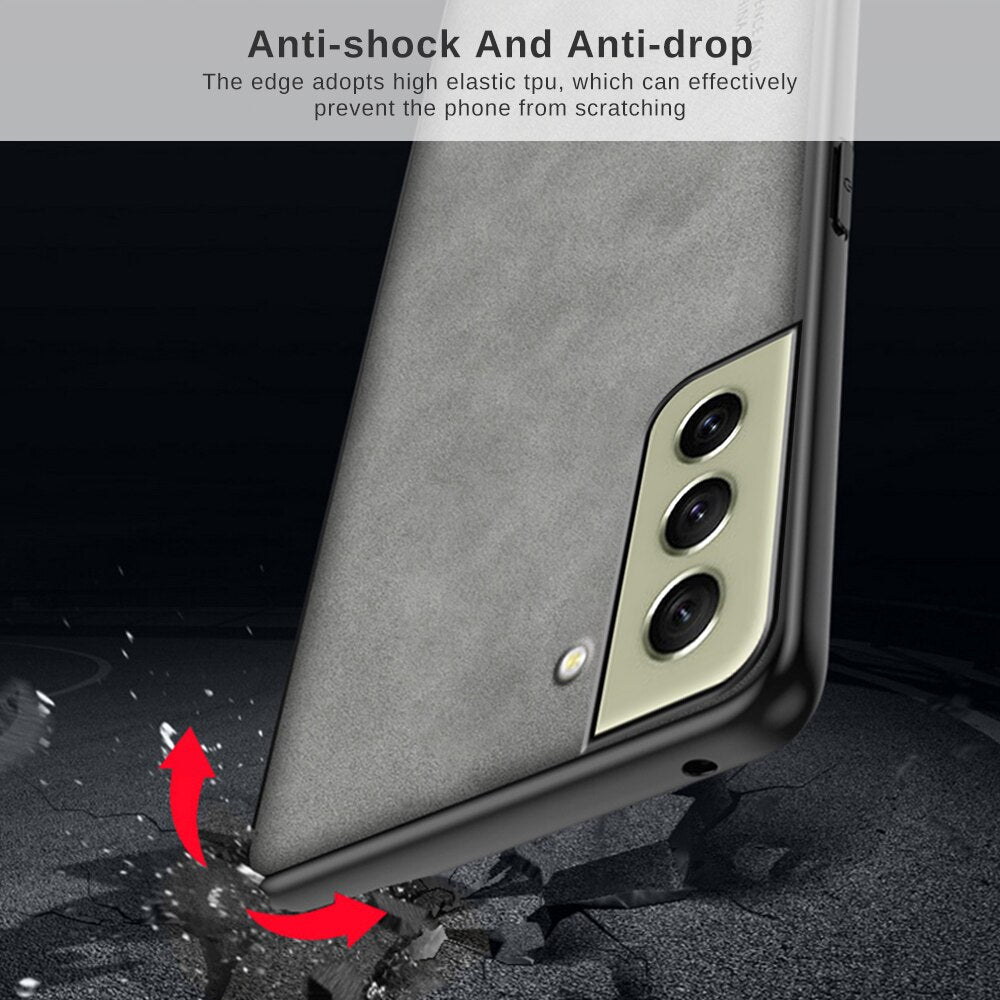 Galaxy Leather Shockproof Lightweight Protective Case