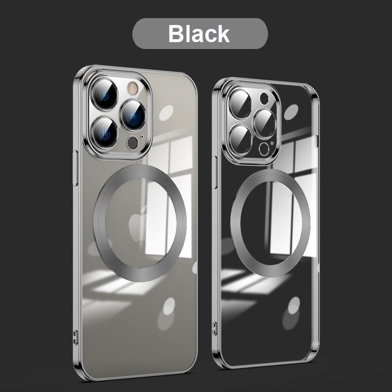 Transparent Silicone Case For Magsafe iPhone