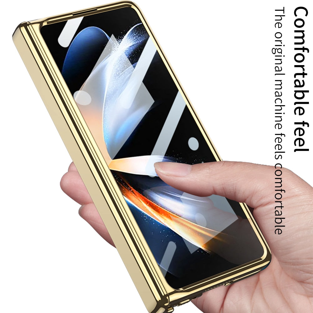 Galaxy Z Fold 4 Transparent Plating Hard Case