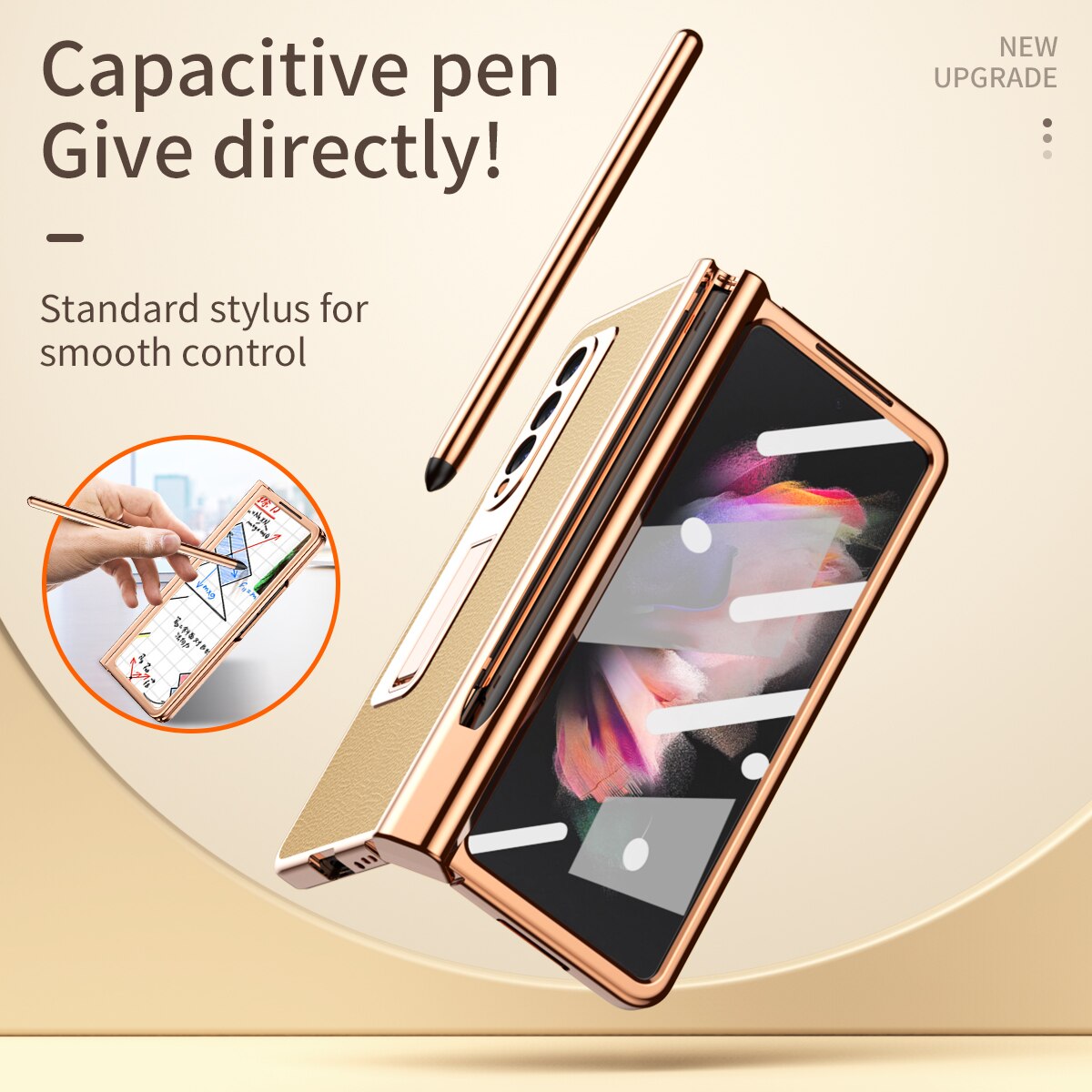 Galaxy Z Fold Magnetic Mirror Cover Case