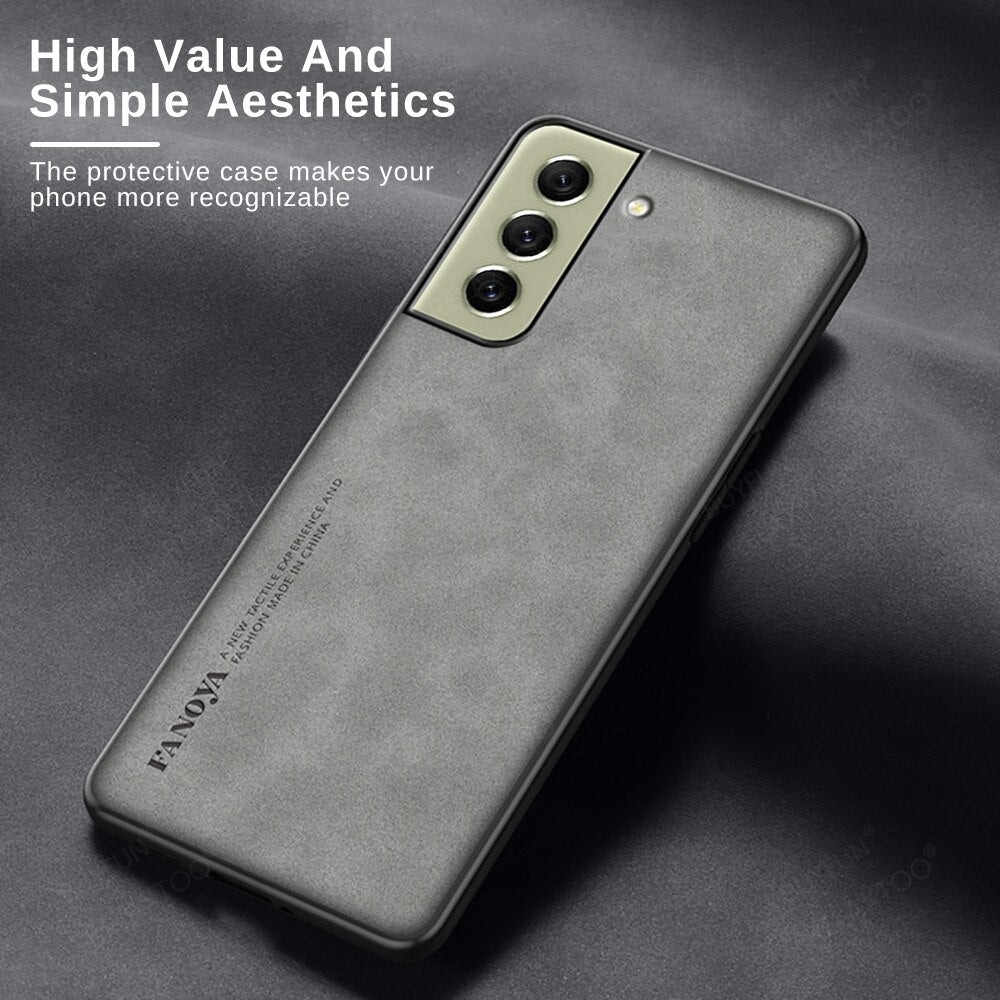 Galaxy Leather Shockproof Lightweight Protective Case