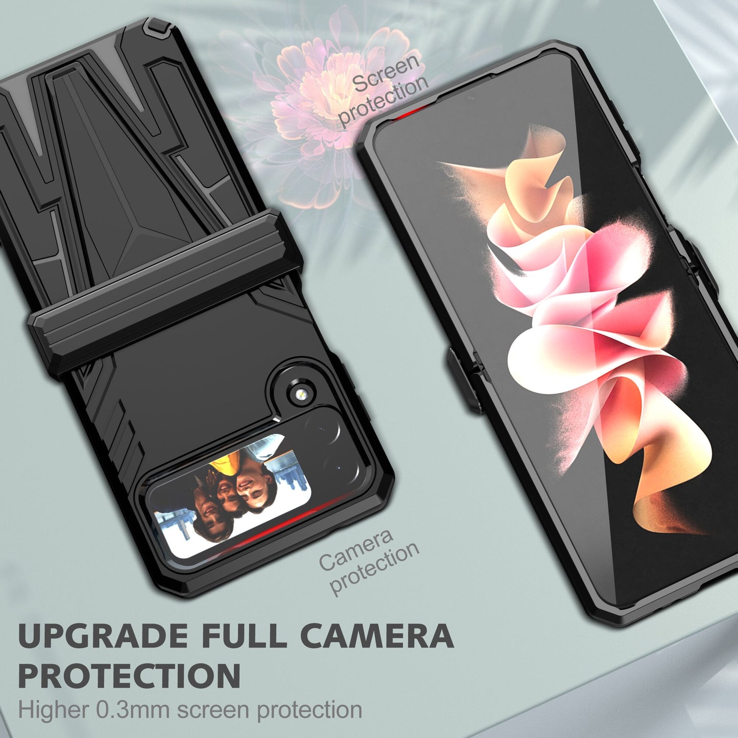 Galaxy Z Flip 4 Non-slip Kickstand Case