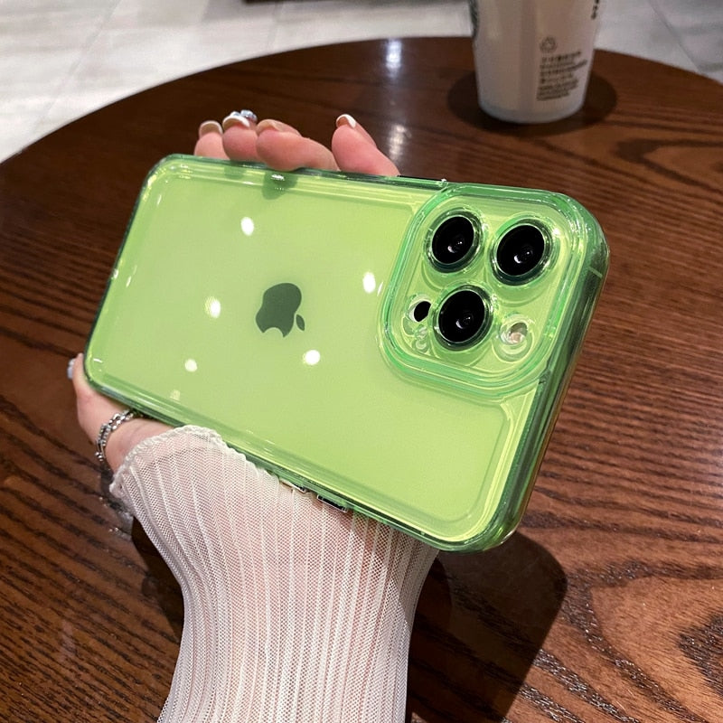 Candy iPhone Case Transparent Shockproof Bumper