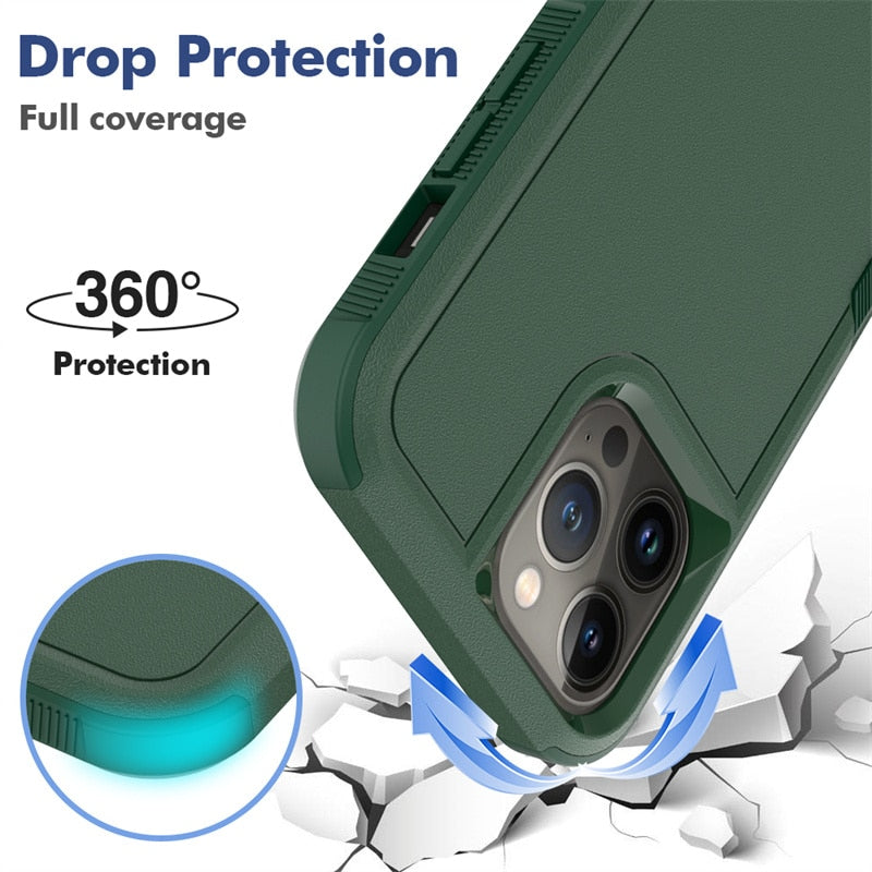 iPhone Cover Hybrid Rugged Silicone Case