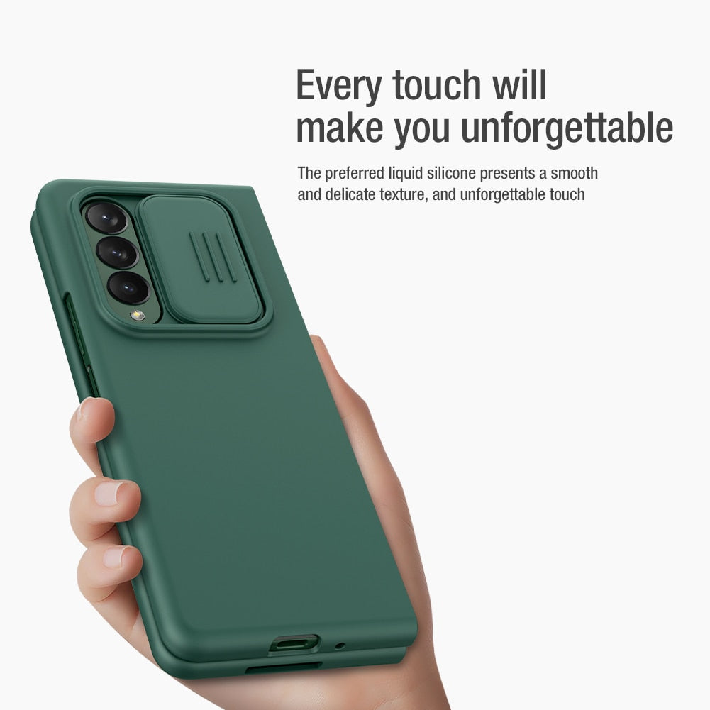 Galaxy Z Fold 3 Case Silicone Rubber Cover